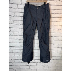 Columbia Bugaboo Gray Omni-Tech Snow Ski Pants size Large Insulated Adjustable
